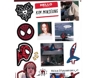 Aespa Winter Sticker Sheets - Etsy