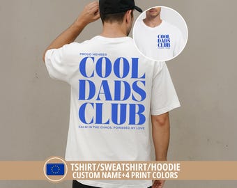 Cool Dads Club Shirt · Papa Sweatshirt Gift · Dad Shirt Personalised with Name & EST Year · Fathers Day Gift · Gift for Him · Papa Shirt