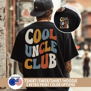 Cool Uncle Club Shirt – Onkel Shirt – Geschenk für Onkel – Neuer Onkel Geschenk – Uncle Club T-Shirt
