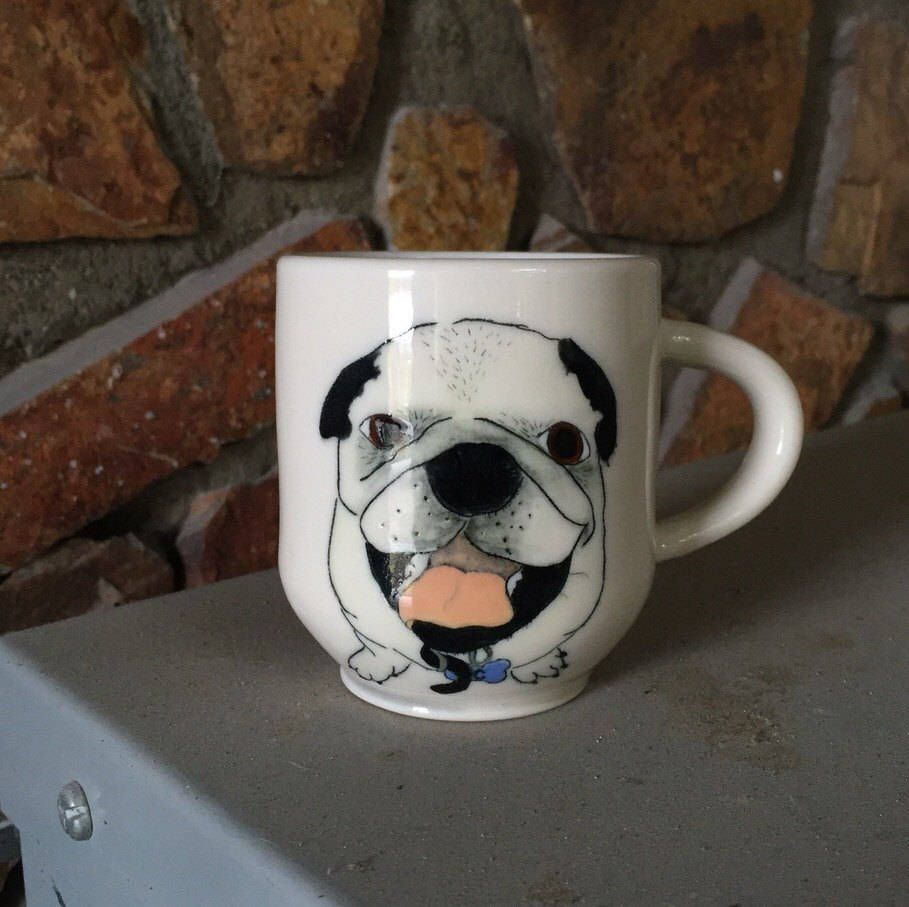 large animal mug