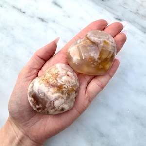Sakura Agate heart