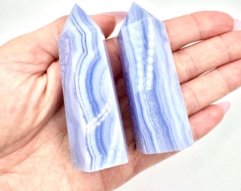 Blue Lace Agate point