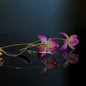 Iris Flower Earrings Wisdom Fairy Jewelry for Her Mom Girlfriend Birthday Mothers Day Grandma Jewelry Gift Purple Jane Phillips Iris