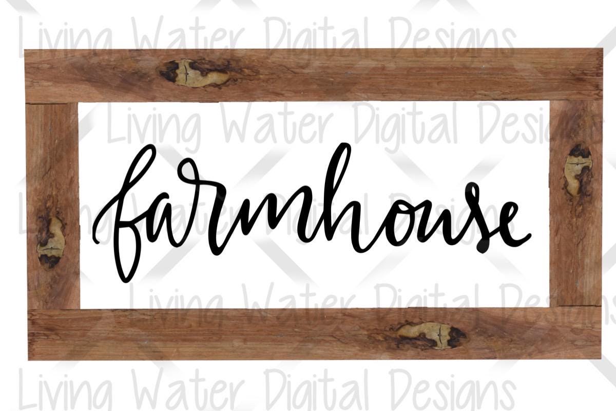 Rustic Wording Farmhouse SVG Design Bundle: Rustic Word Art, Country Home Decor ...