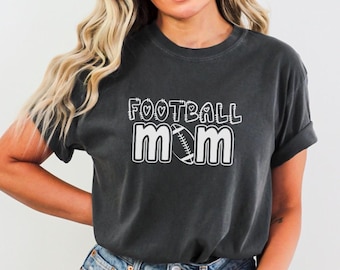 Football Mom SVG | Game Day Mom Shirt Design PNG | Digital Download