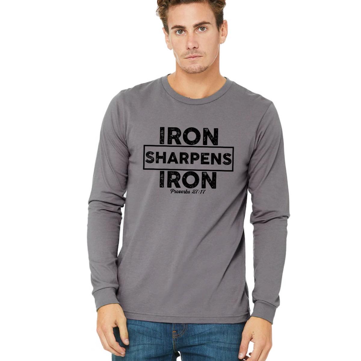 Proverbs 27 17 Iron Sharpens Iron SVG Design | Christian Faith Based ...