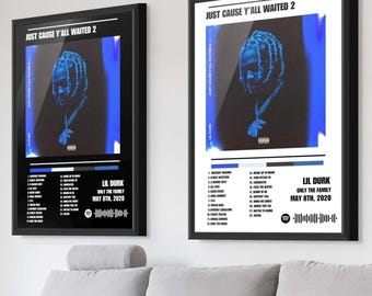 Lil Durk - Póster "Just Cause Y'all Waited 2" (Descarga digital)