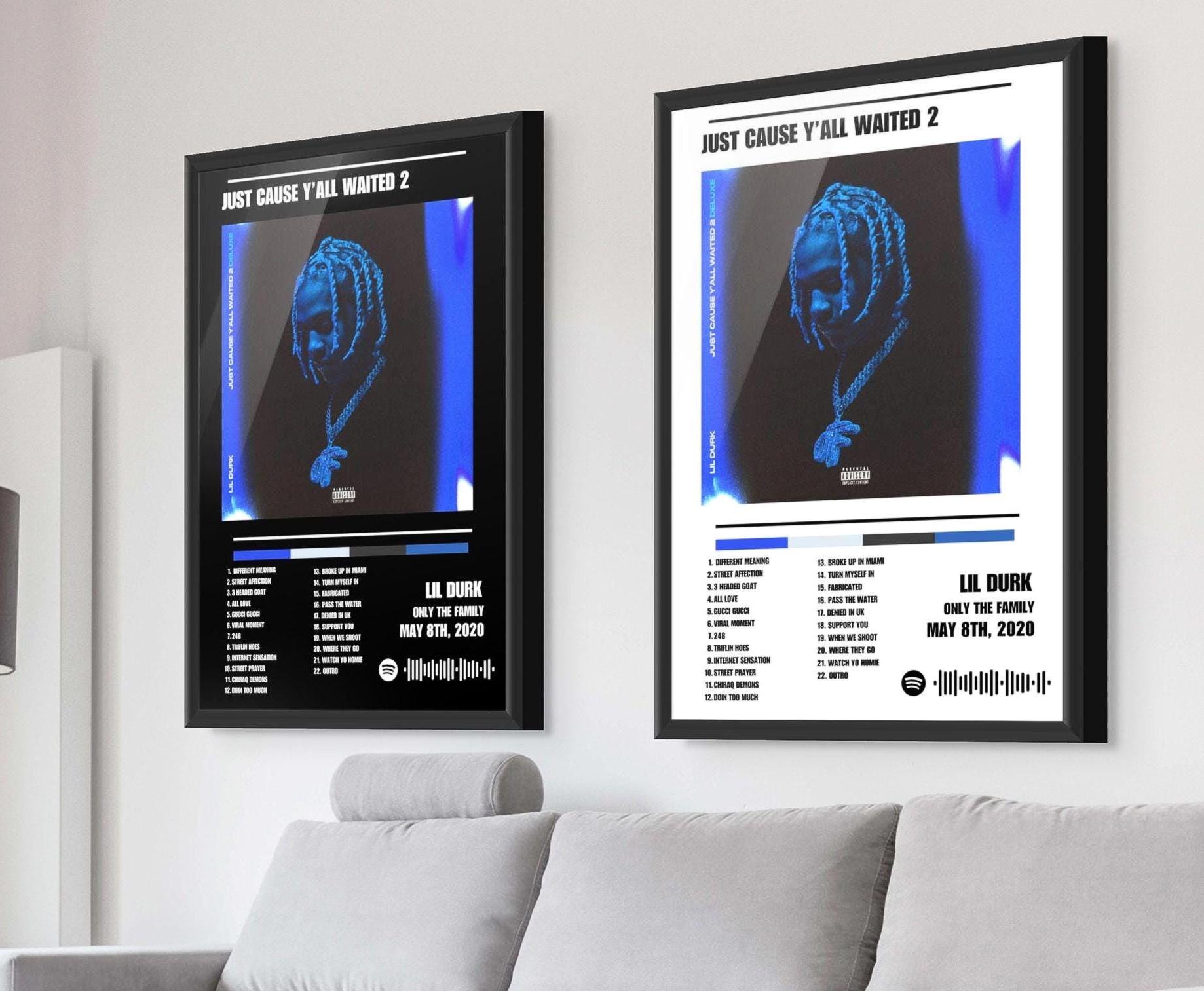 LIL BABY&LIL DURK【VOTH】COMIC BOOK POSTER Lil Baby And Lil Durk The Voice Of The Heroes Poster (No Frame)