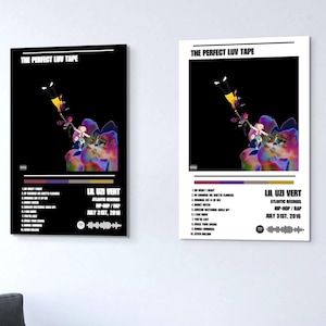 Lil Uzi Vert Set of 2 Digital Poster - The Perfect LUV Tape - Rap Album Tracklist Poster - Digital Print - Wallpaper - INSTANT DOWNLOAD