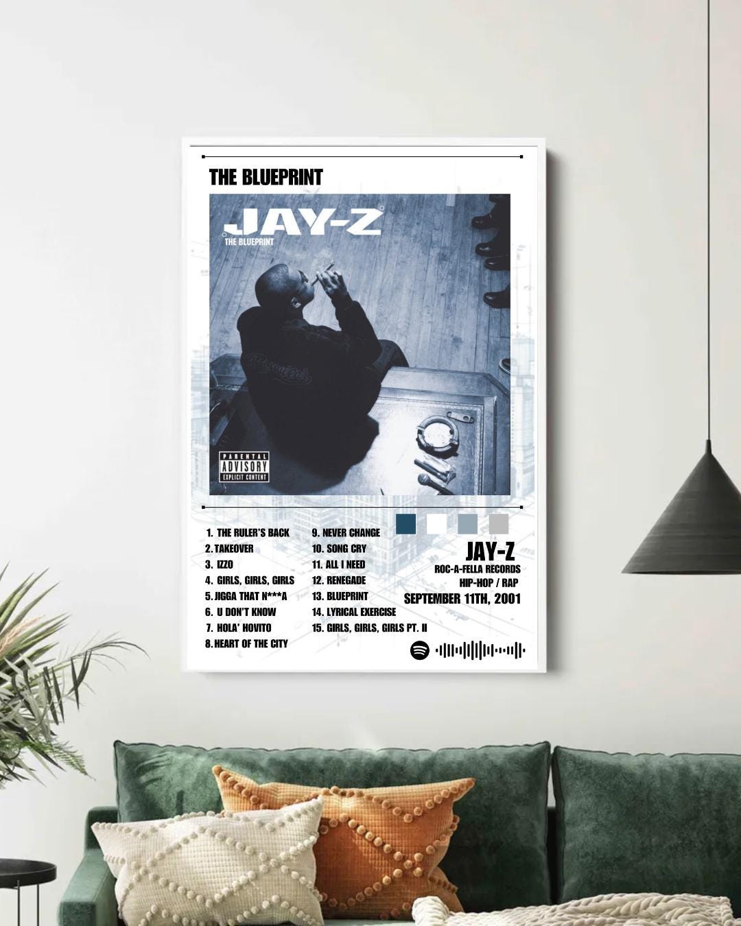 Jay-z the Blueprint Album Poster Set – Hip Hop Album Cover Prints