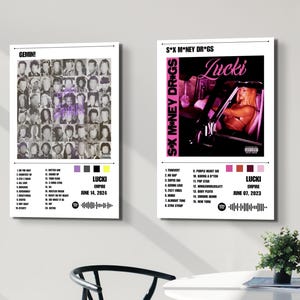 Lucki Album Poster Set of 2 - GEMINI - (Digital Download)