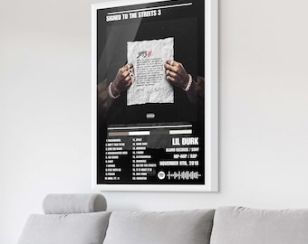 Póster del álbum 'Signed 2 The Streets 3' de Lil Durk (Descarga digital)