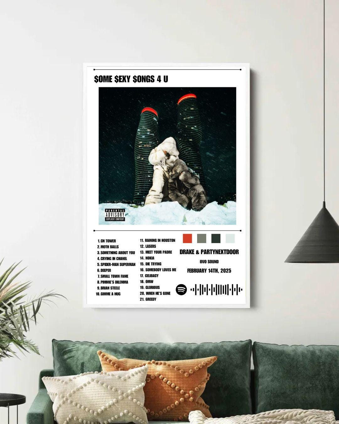 Drake PARTYNEXTDOOR Poster Set – 