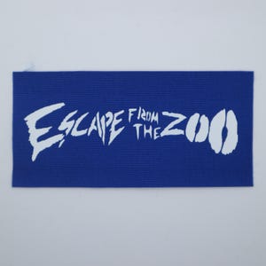 Escape From The Zoo - Logo Patch Blue/White