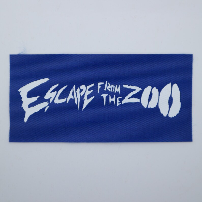 Escape From The Zoo - Logo Patch Blue/White
