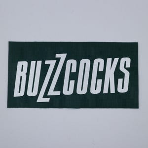Buzzcocks - Logo Patch Green/White