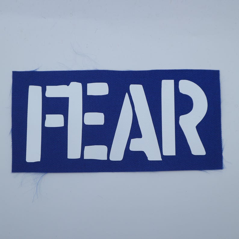 Fear - Logo Patch Blue/White