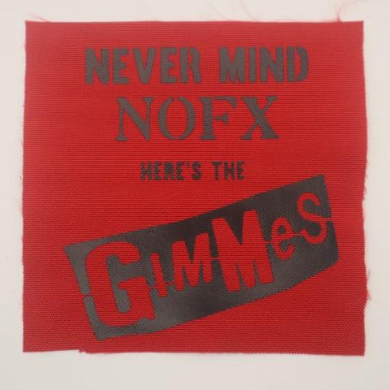 Me First and the Gimme Gimmes - Never Mind NOFX Patch - Etsy