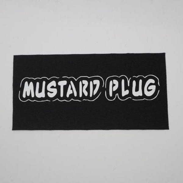 Parche con el logotipo de Mustard Plug
