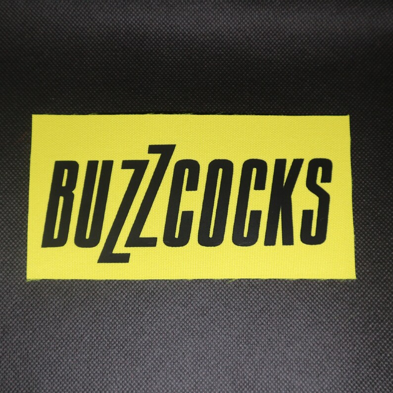 Buzzcocks - Logo Patch Yellow/Black