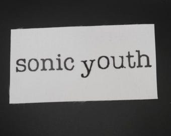 Sonic Youth - Logo Patch