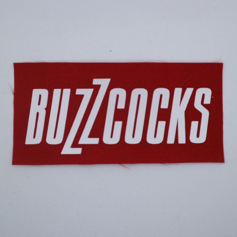 Buzzcocks - Logo Patch Red/White