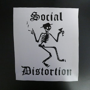 Social Distortion - Skeleton Patch