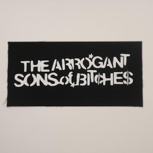 Arrogant Sons of Bitches - Logo Patch