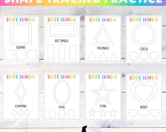 Shape Tracing Worksheets
