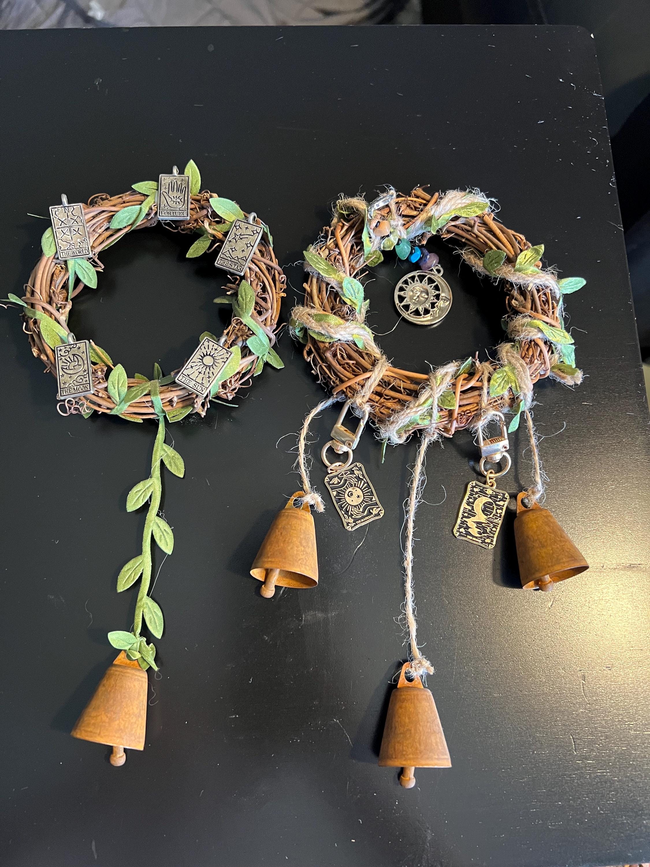 Witches Bells Wreath With Weathered Bells - Etsy