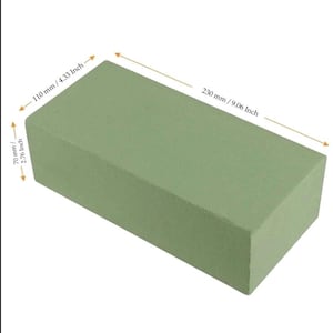 Ladrillos de espuma floral, 4-6 piezas, secos. Floristería. Musgo seco para arreglos florales. Espuma floral para floristería. Bloque de ladrillo, gris. Bloque de musgo. Espuma floral para flores.