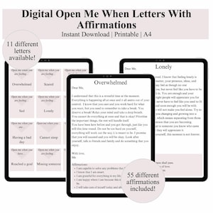 Cartas de apertura, Cartas digitales, Regalo de cumpleaños, Regalo de larga distancia, Descarga digital, Crea tu propia carta, Cartas de consejo, Universidad
