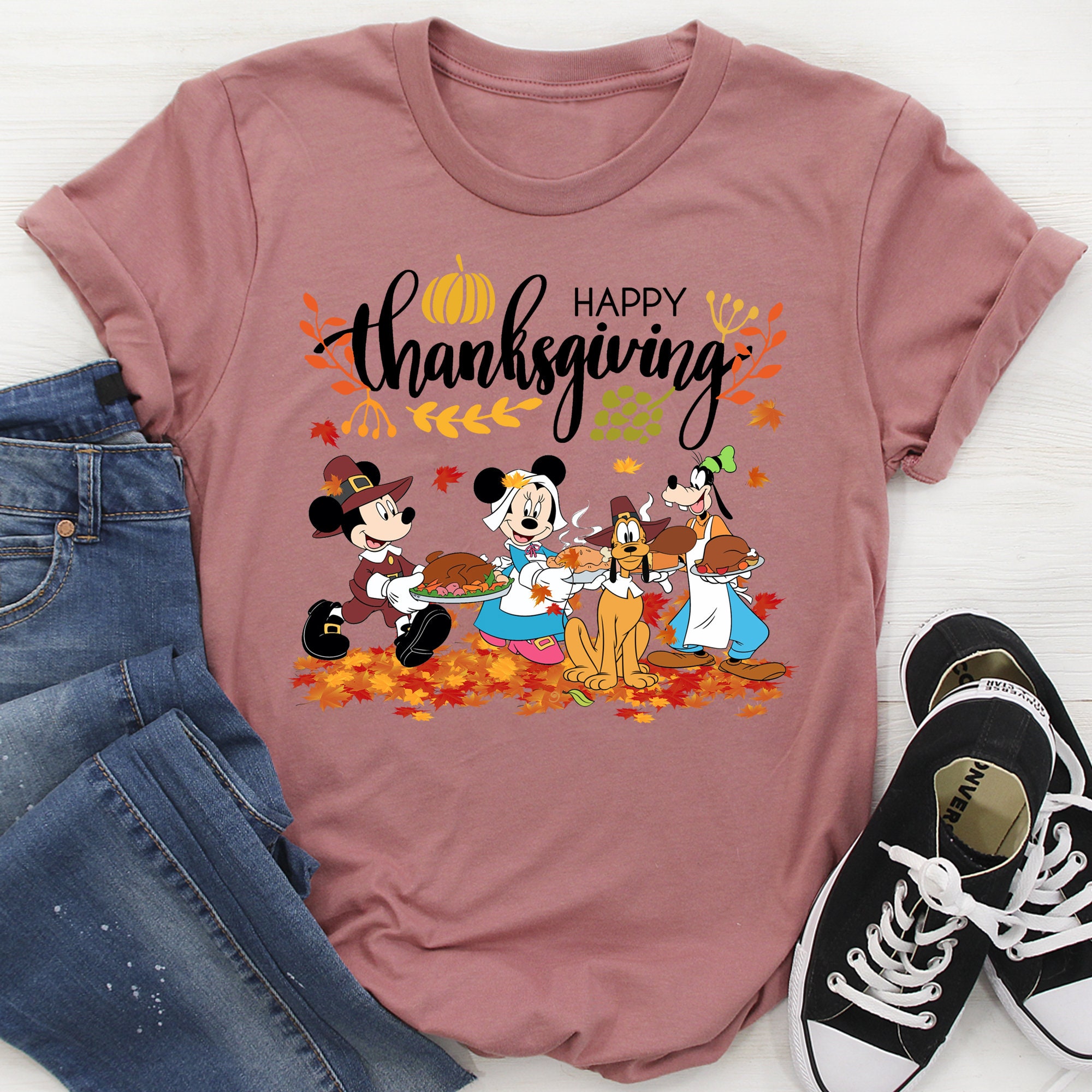 Happy Thanksgiving Mickey Mouse Shirt