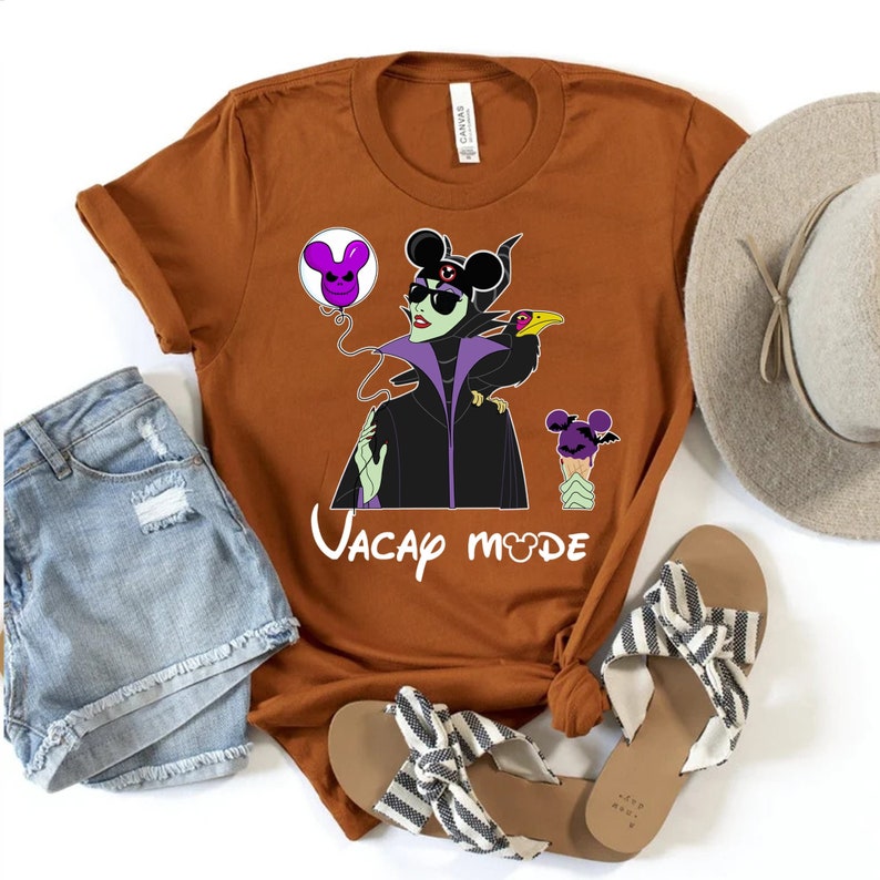 Maleficent Vacay Mode Maleficent Vacay Mode T-shirt Disney - Etsy