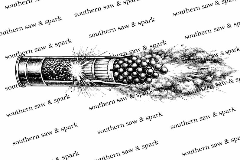 Shotgun Shell Cutaway Engraving | Hunting Art | Laser Engrave File ...