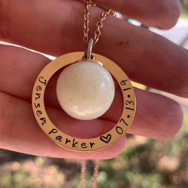 Gold Breast Milk Necklace Etsy