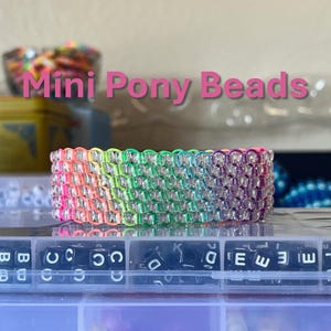 Kandi Cuff - Glass Rainbow