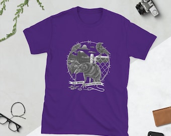 No War But Class War Shirt – Raven Protest Tee, Anarchist Leftist Shirt, Punk Anti-Capitalist Graphic Tee, Disabled-Owned Ragewear
