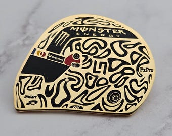 Lando Norris 2026 World Champion Helmet Enamel Pin Mclaren F1