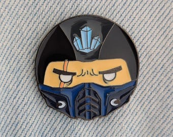 Sub-Zero Enamel Pin – Mortal Kombat Ice Ninja Gaming Lapel Pin