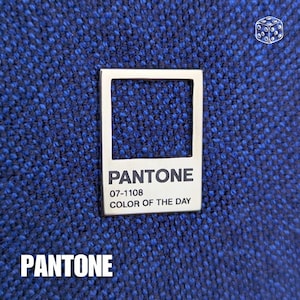 Pantone Enamel Pin: Minimalist Color Matching Designer Badge