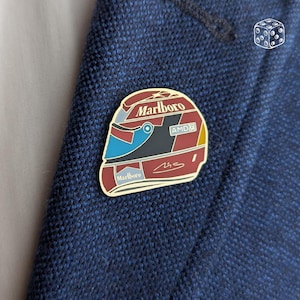 F1 Ferrari Schumacher Pin - Michael Schumacher Helmet Enamel Pin 2004 Formula 1  World Champions