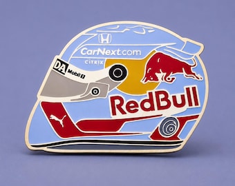 Max Verstappen 2021 Helmet Hard Enamel Pin