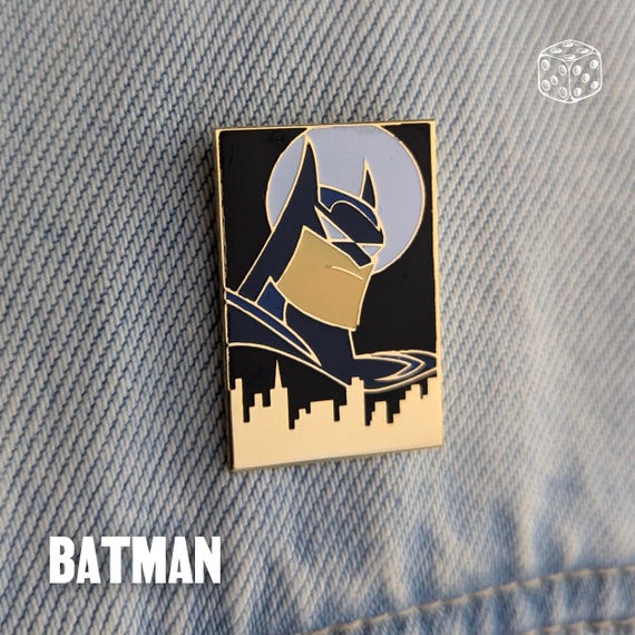 Batman - Enamel Pin Comic Gotham City Hero Retro Gift | Dark Knight Fans & Collectors