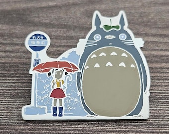 My Neighbor Totoro Bus Stop Hard Enamel Pin