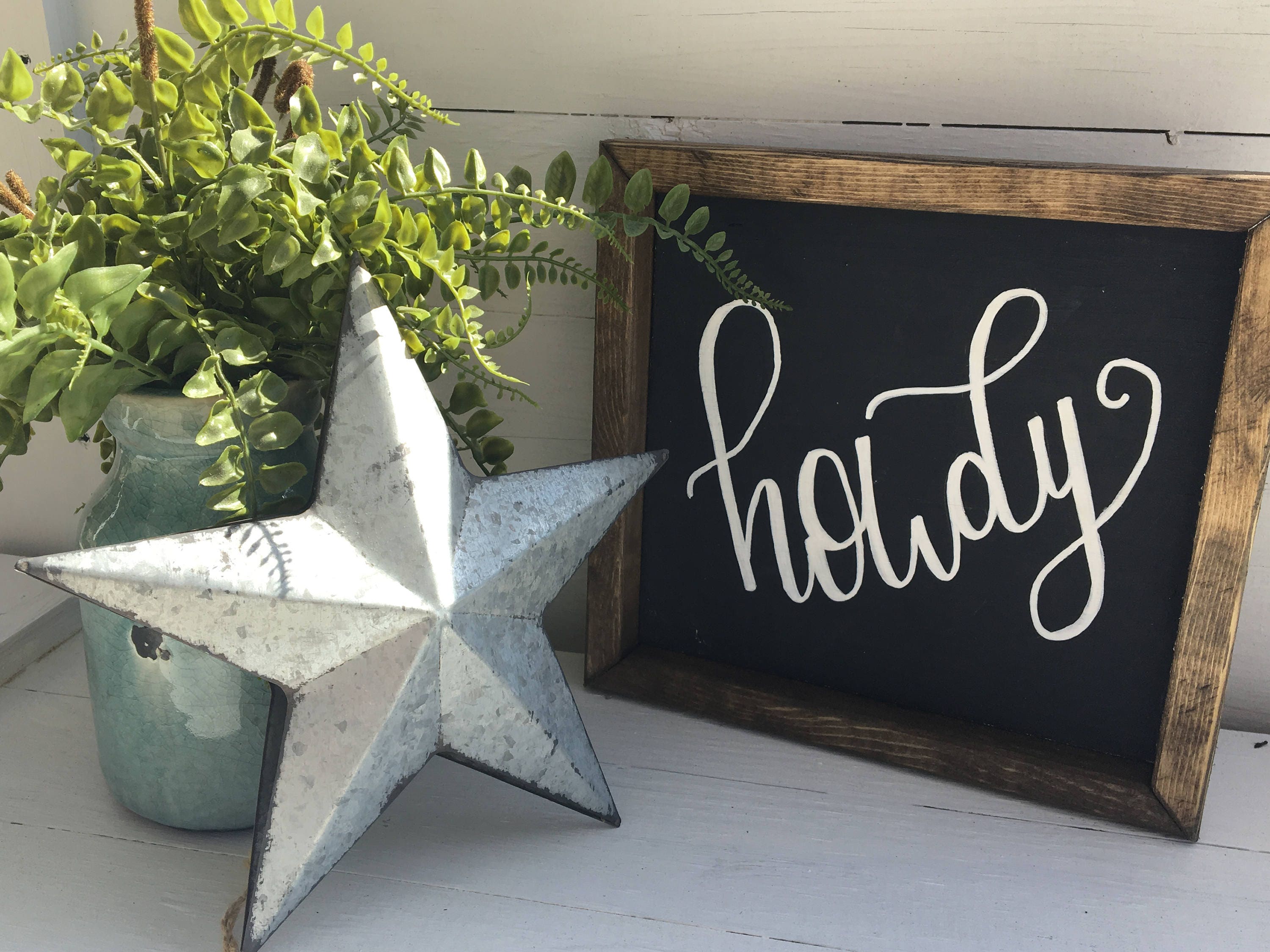 Howdy Sign - Etsy