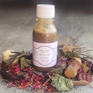Natural Organic herbal homemade shampoo