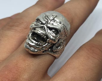 Iron Maiden Silber Ring – Trooper Eddie Pose
