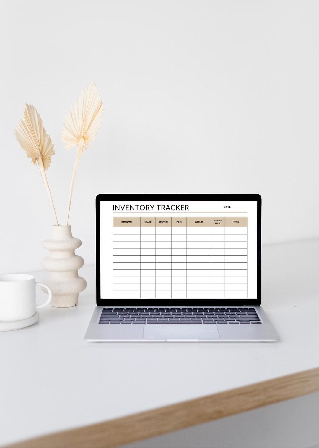 Inventory Management Tracker System, Editable Canva Template, Printable ...