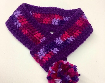 Dog Scarf, Pet Scarf, Pet Neck Warmer, Crocheted Dog Scarf, Dog Neck Warmer, Pet Scarf, Pet Collar, Dog Collar,